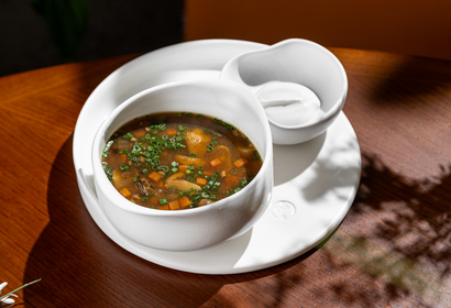 Суп с белыми грибами