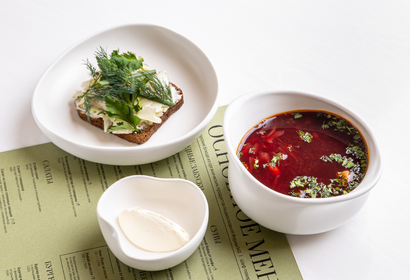 Фирменный борщ от шефа