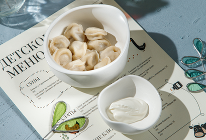 Пельмени с органической говядиной и индейкой