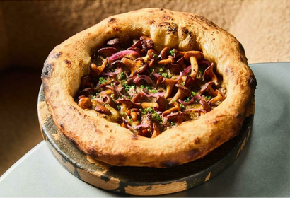 Векошник с лисичками