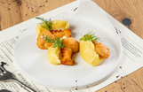 Рыбные котлетки с картофельным пюре